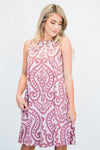 Damask Tank Dress + Pockets | Clearance