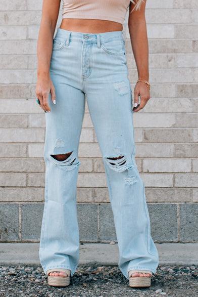 Marlo High Rise Mom Jeans – RubyClaire Boutique