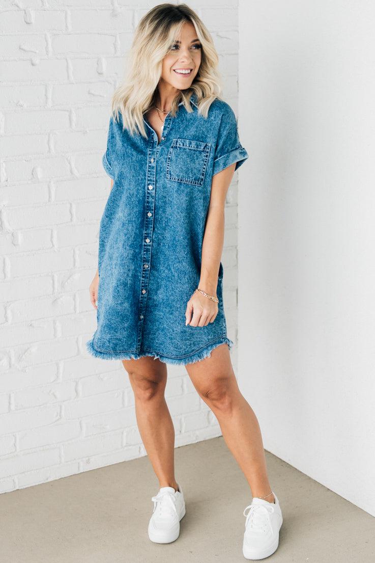 Got the Blues Denim Dress