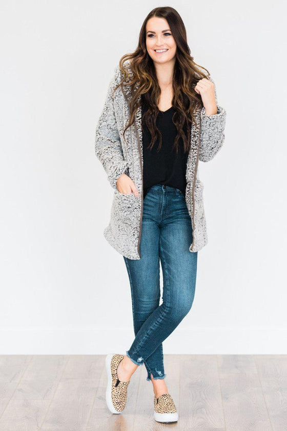 Hooded Sherpa Jacket