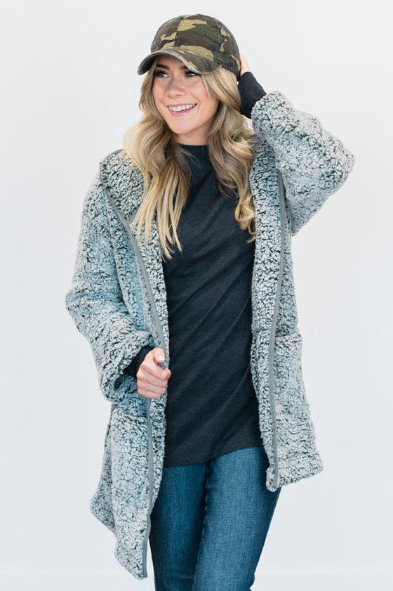 Hooded Sherpa Jacket