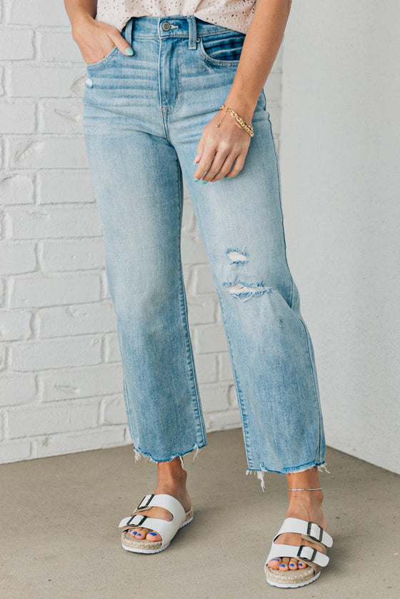 Haven Light Wash Crop Jeans