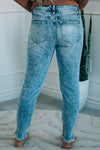 Hollyn Distressed Split Hem Jeans