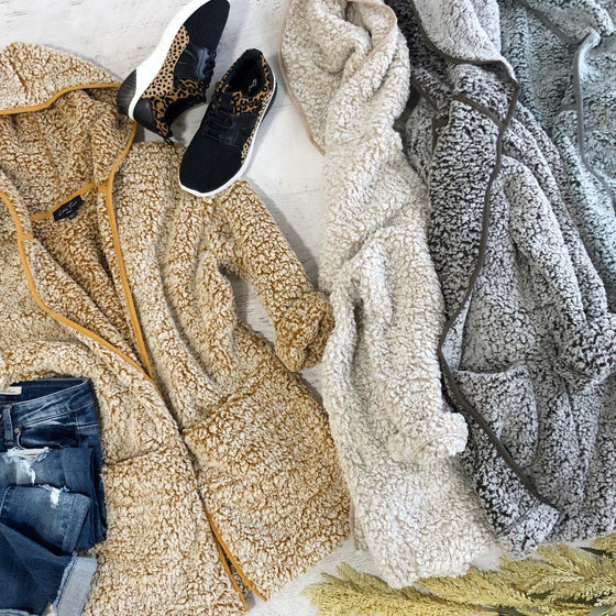 Hooded Sherpa Jacket