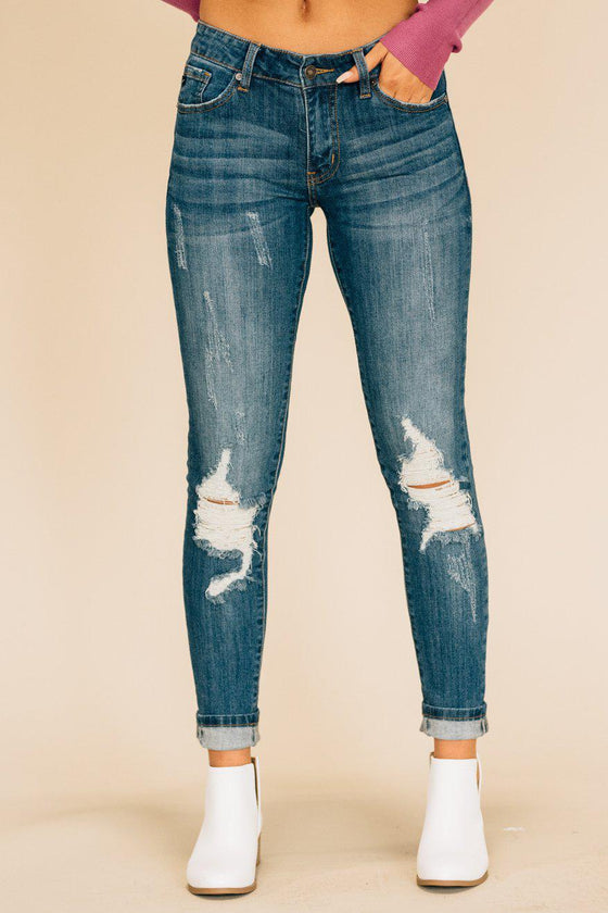 Jojo Distressed Skinny Jeans