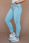 Jada Split Ankle Denim Jeans