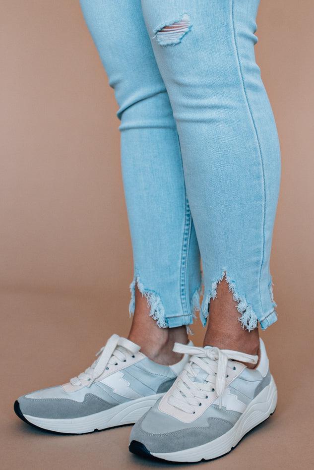 Jada Split Ankle Denim Jeans