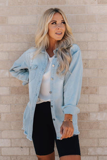  Lightweight Denim Shacket