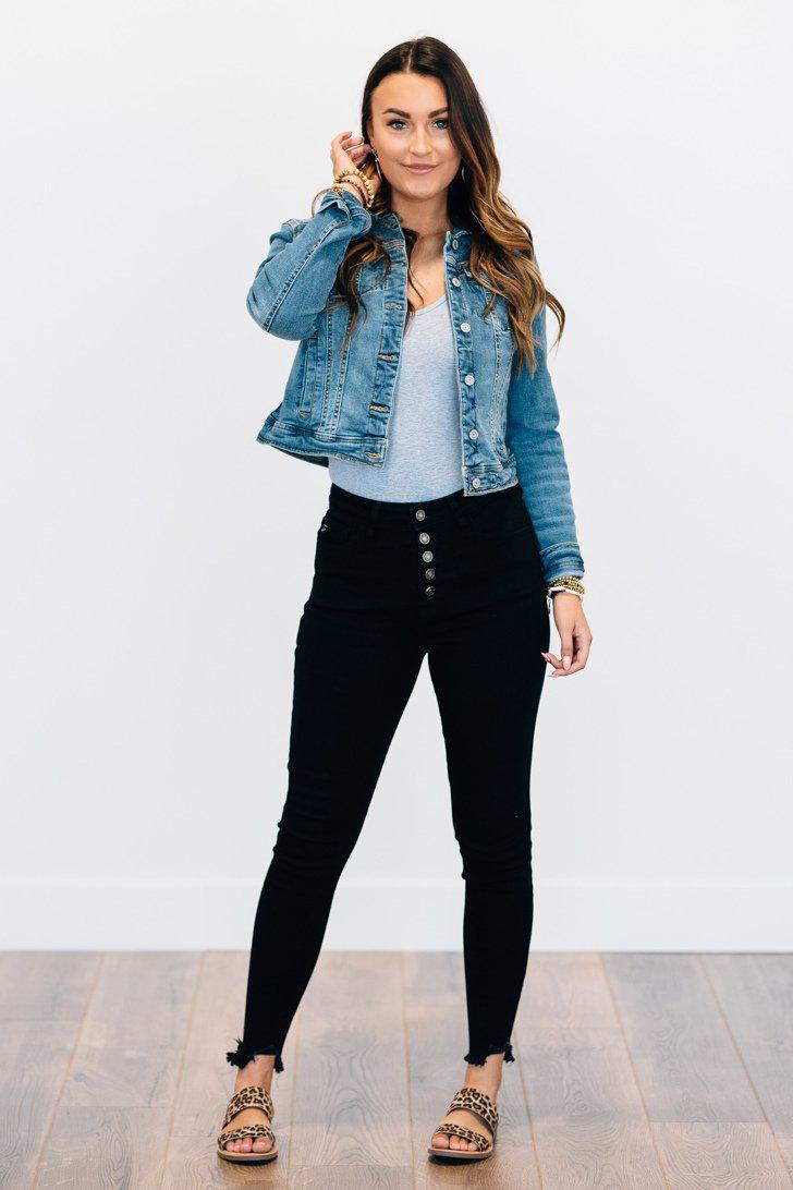 Mila Black High Waist Jeans – RubyClaire Boutique
