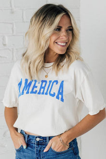  Mineral Wash America Graphic Tee