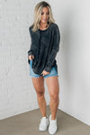 Mineral Wash Waffle Tunic