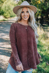 Mineral Wash Waffle Tunic