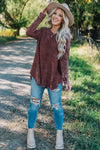 Mineral Wash Waffle Tunic