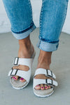 Miyah Two-Tone Espadrille Slides