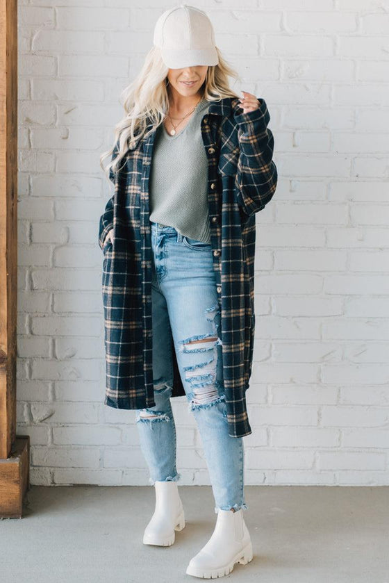Oversized Long Length Shacket