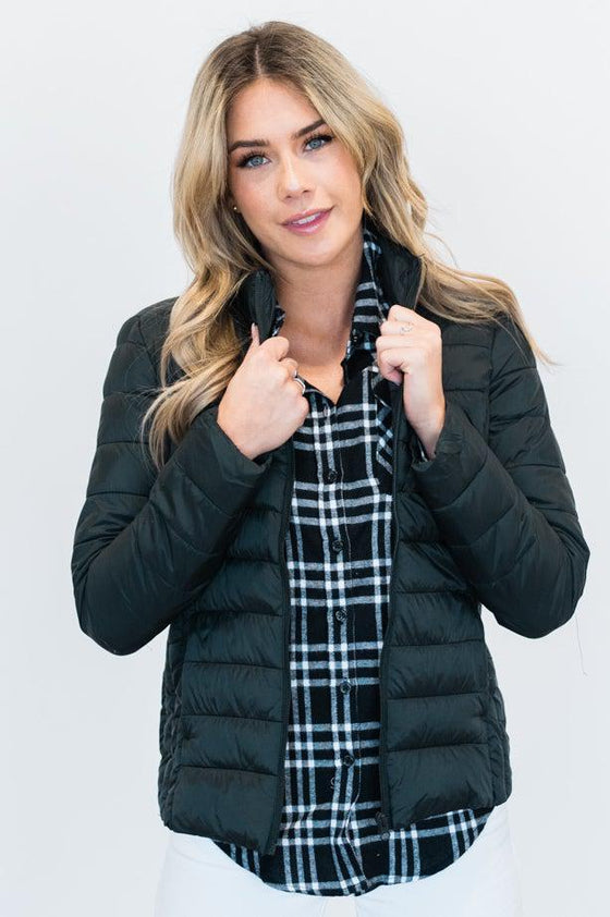 Padded Zip Up Jacket