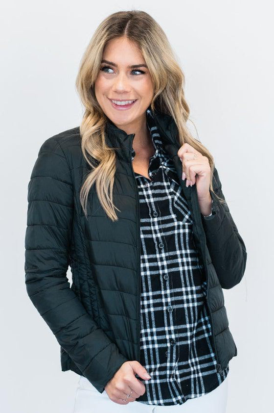 Padded Zip Up Jacket