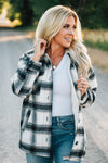 Plaid Button Up Jacket