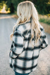 Plaid Button Up Jacket