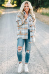 Plaid Button Up Jacket