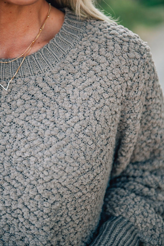 Popcorn Pocketed Pullover