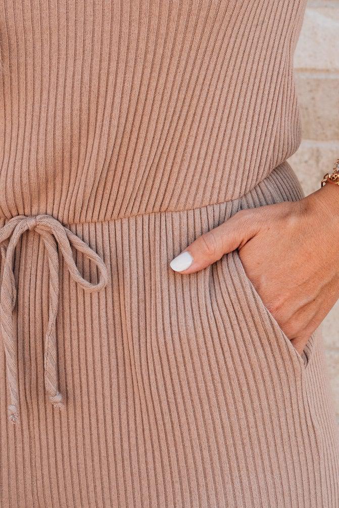 Ribbed Knit Jumpsuit