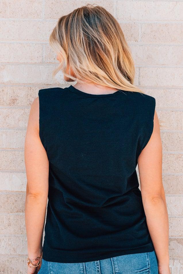 Shoulder Pad Tank Top | Clearance
