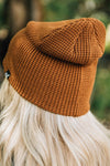 Slouchy Cuffed Waffle Beanie