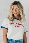 Small Town USA Ringer Tee