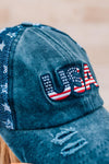 Starred Mesh USA Hat