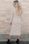 Sweater Ribbed Slim Fit Dress