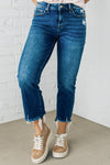 Theo Frayed Crop Jeans