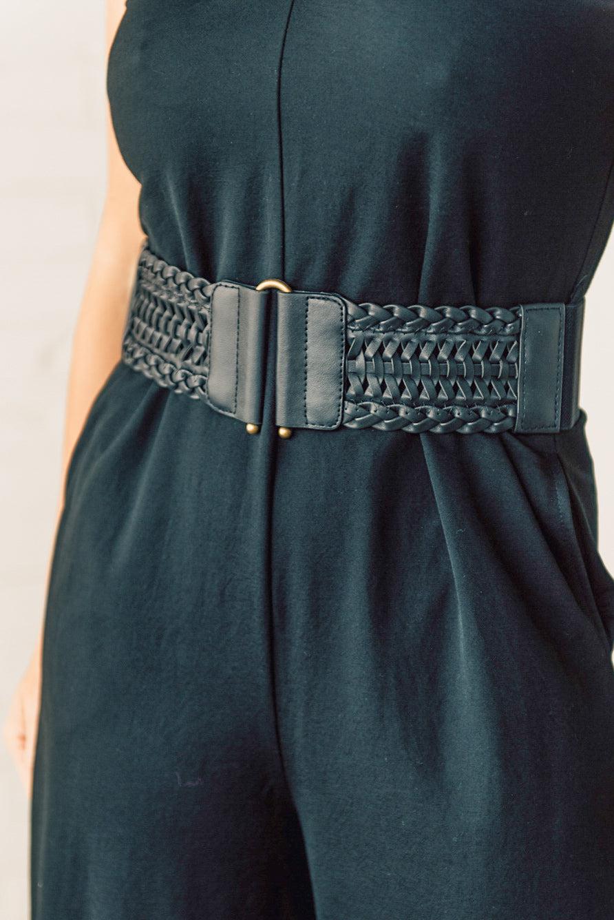 Vegan Braided Stretch Belt