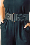 Vegan Braided Stretch Belt