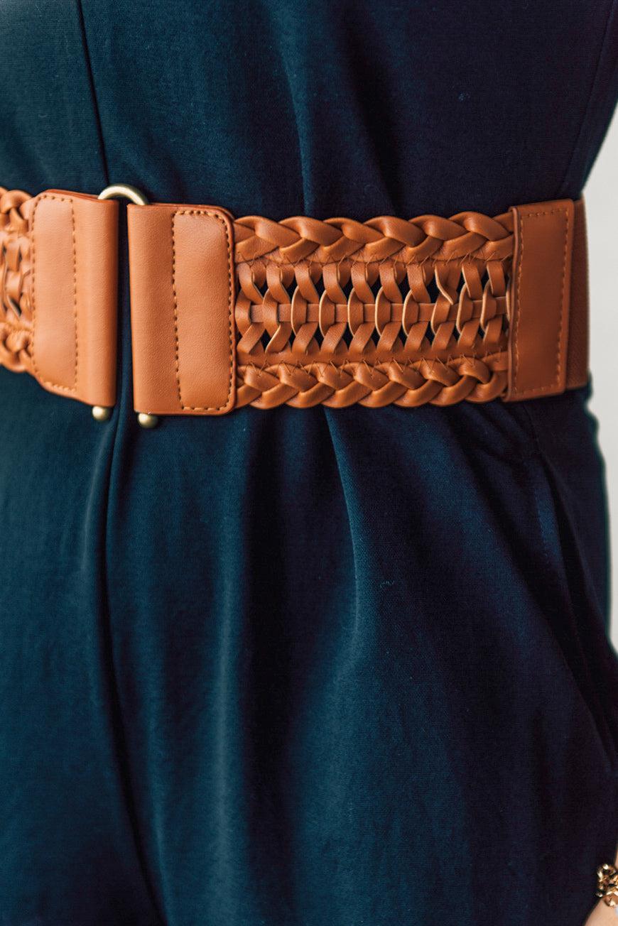 Vegan Braided Stretch Belt