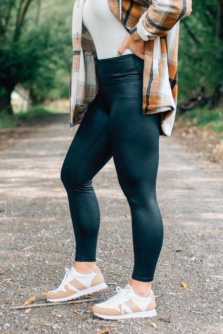 Vegan Leather Leggings